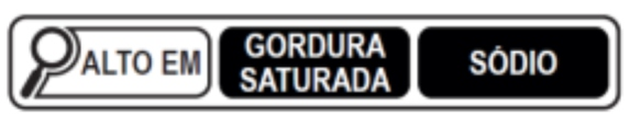 Alto em gordura saturada e sódio